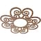 Ekena Millwork Cohen Wood Fretwork Pierced Ceiling Medallion, Walnut, 24"OD x 8 1/4"ID x 3/8"T CMWP24X24X0375COWA - alternate 5